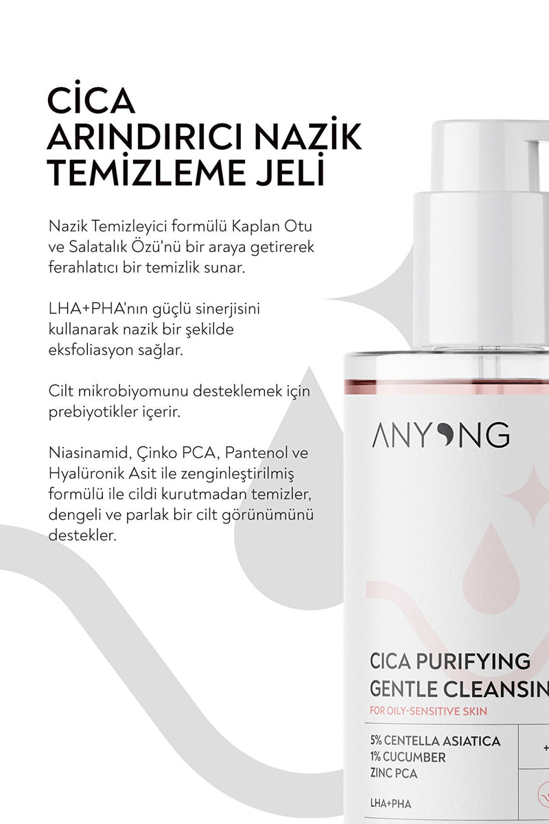 Anyong Centalla (Cica) Arındırıcı Nazik Temizleme Jeli 200 ML | Flavus