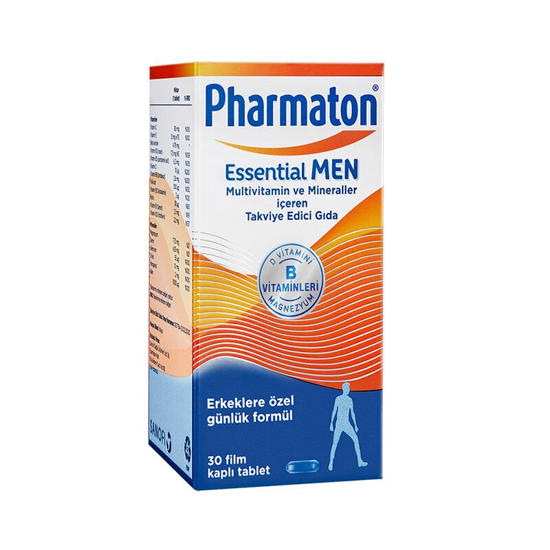 Pharmaton Essential Men Takviye Edici Gıda 30 Tablet – Flavus