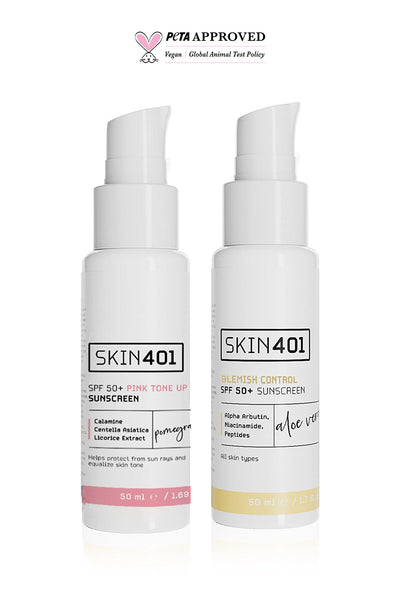 Skin401 Renk Eşitleyici Ve Leke Karşıtı Güneş Kremi Seti