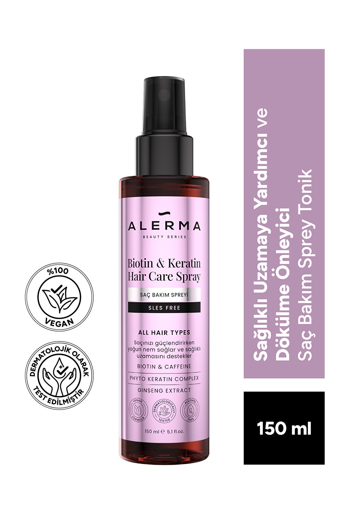 Alerma Biotin & Keratin Dökülme Karşıtı Saç Bakım Spreyi 150 ml