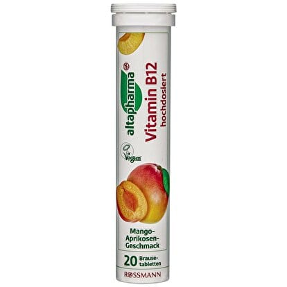 Altapharma Vitamin B12 İçeren Takviye Edici Gıda Efervesan Mango - Kayısı Aromalı 20 adet