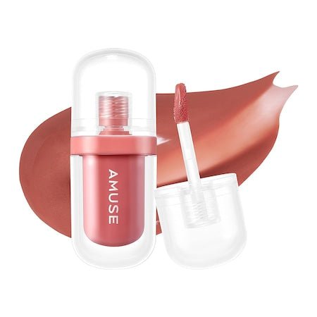 Amuse - Jel Fit Tint (8 Çeşit Hyaluronik Asit ve Şeftalili Parlatıcı Jel Tint) #07 CARAMEL 3.8g