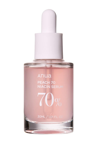Anua - Peach 70% Niacinamide Serum (Leke ve Geniş Gözenek Karşıtı Parlatıcı Şeftali Özlü Serum) 30ml