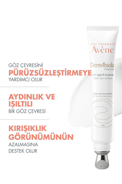 Avene DermAbsolu Kırışık Göz Çevresi ve Düşük Göz Kapağı İçin Göz Çevresi Bakım Kremi 15 ml
