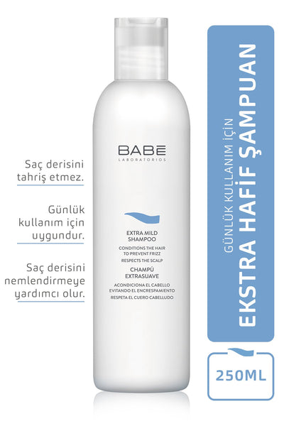 Babe Günlük Kullanım Için Ekstra Hafif Şampuan - Extra Mild Shampoo 250 ml