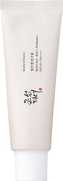 Beauty of Joseon - Relief Sun: Rice + Probiotics SPF50+ PA++++ (%30 Pirinç Özlü Su Bazlı Güneş Kremi)