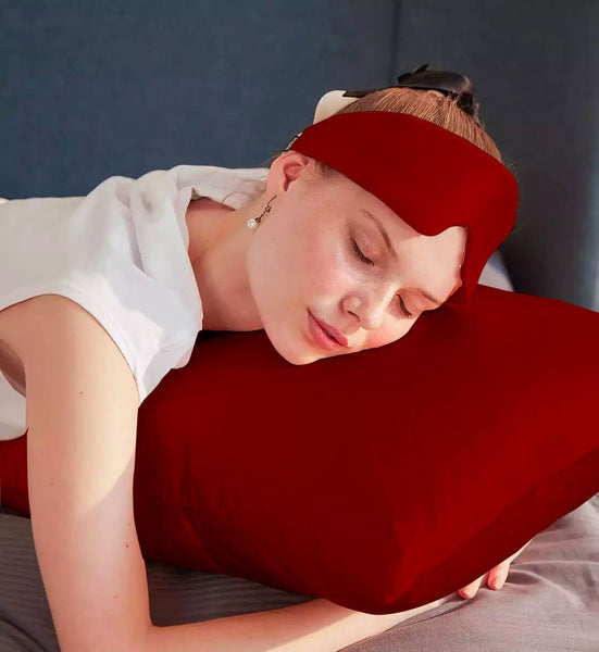 Beauty Pillow Yastık Kılıfı %100 İpek Kırmızı (Standart Yastıklar için 50X70CM)