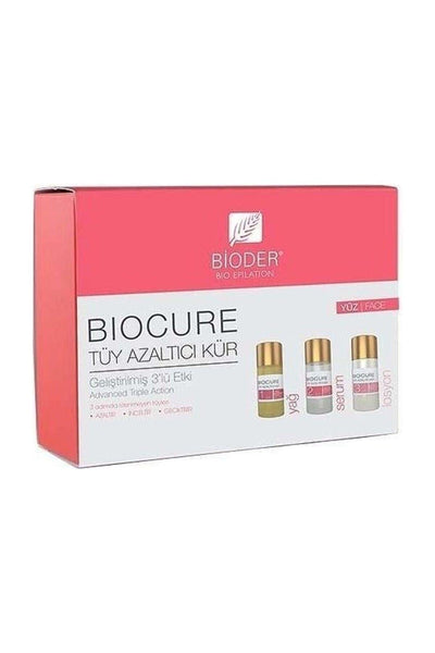 Bioder Biocure Tüy Azaltıcı Kür 3 x 5 ml - Yüz Bölgesi