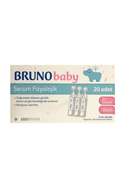 Bruno Baby Serum Fizyolojik Damla 5 ml X 20 Flakon