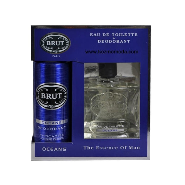 Brut Ocean 100 ml Edt + Deodorant 200 ml Erkek Bakım Seti