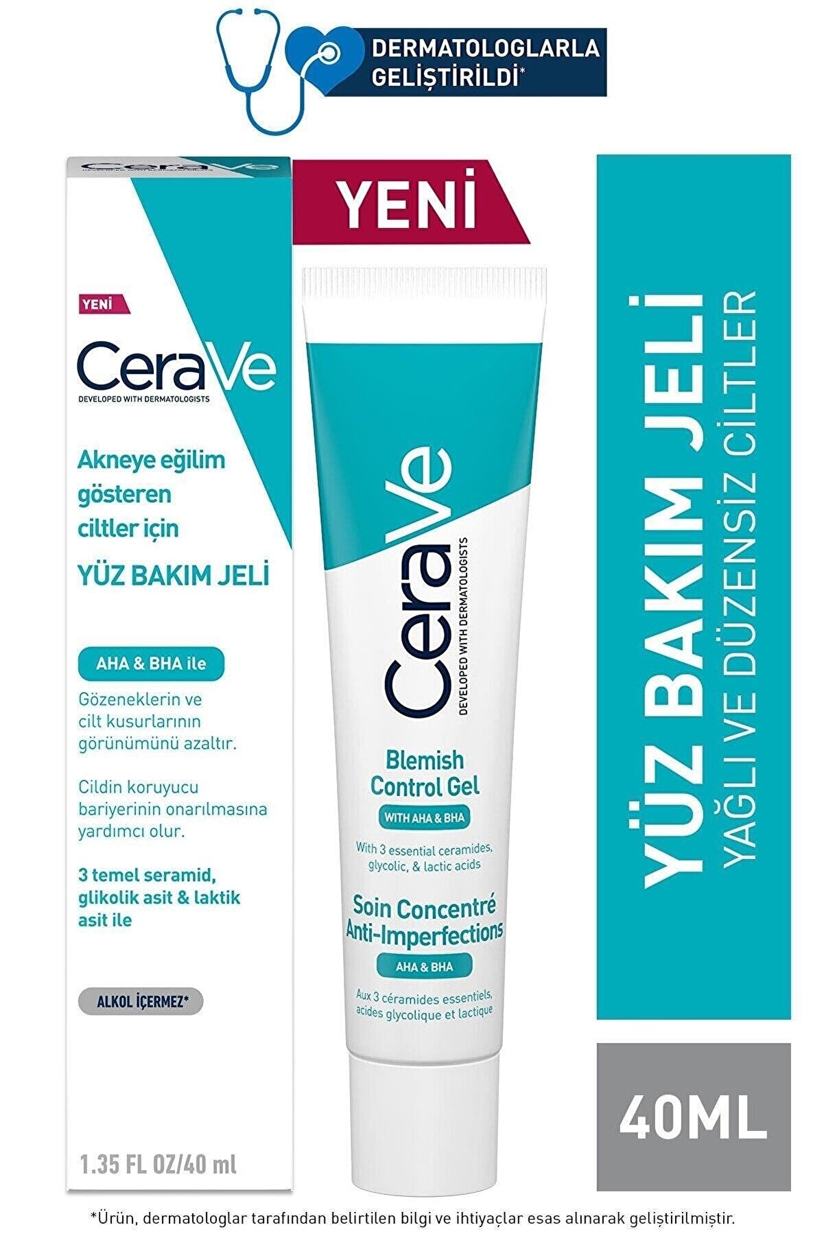 CeraVe Blemish Control Yüz Bakım Jeli 40 Ml