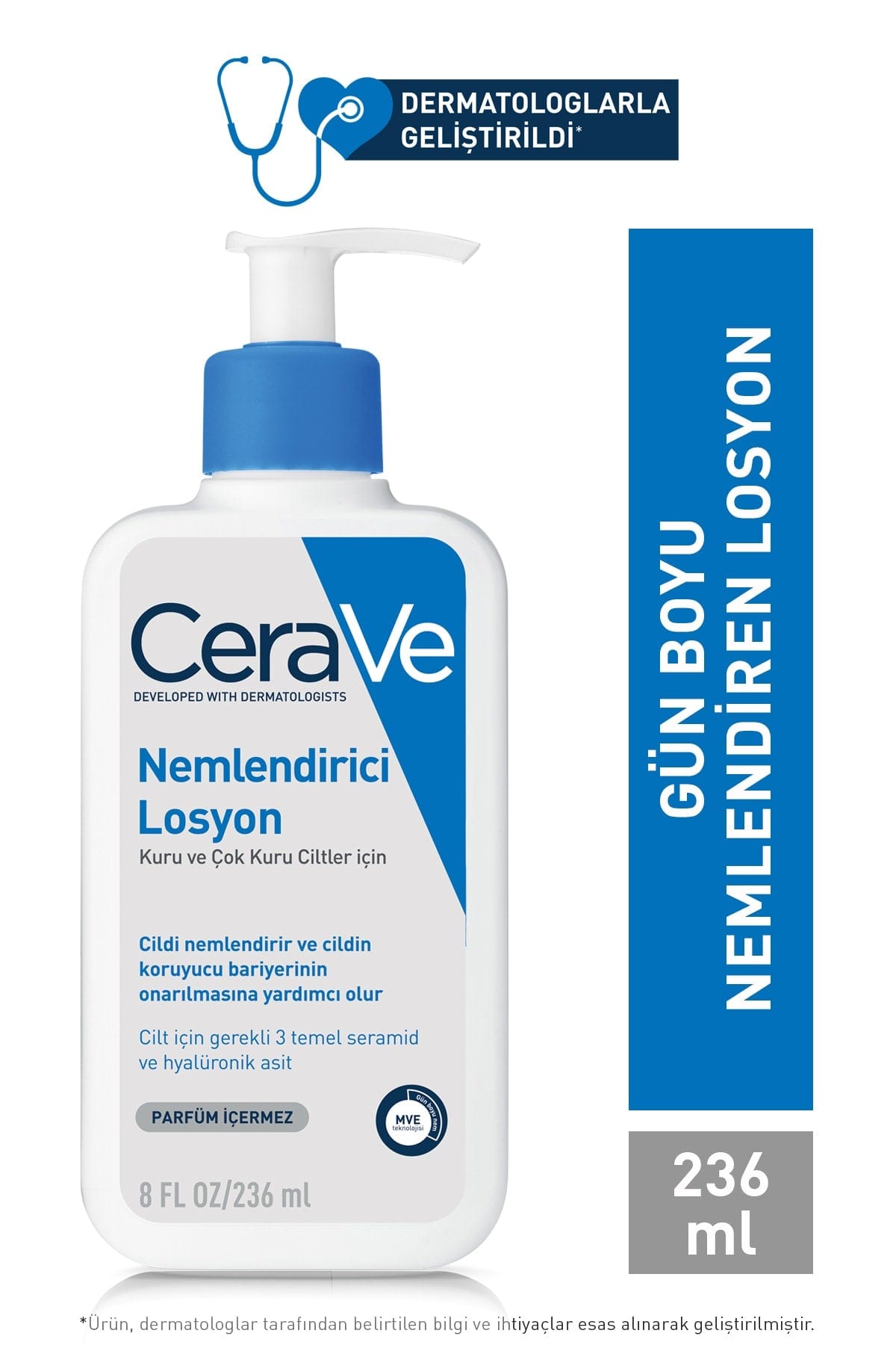 CeraVe Nemlendirici Losyon Kuru Ciltler Hyalüronik Asit İçerikli 236 ml