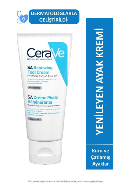 CeraVe Sa Renewing Foot Cream 88 Ml - Yenileyici Ayak Kremi