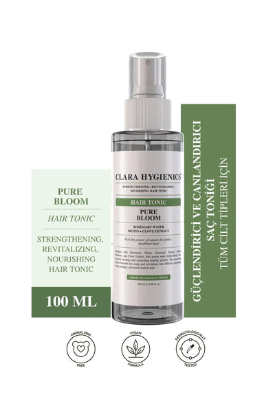 Clara Hygienics Pure Bloom Biberiye Saç Toniği 100ml