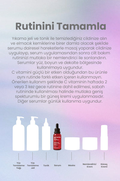 Cosmogenesis Labs Aydınlatıcı ve Sıkılaştırıcı Temel Serum Seti