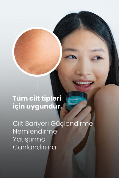 Cosmogenesis Labs Bariyer Güçlendirici Yüz Kremi 50ml - Su Bazlı Nemlendirici Yatıştırıcı Vegan