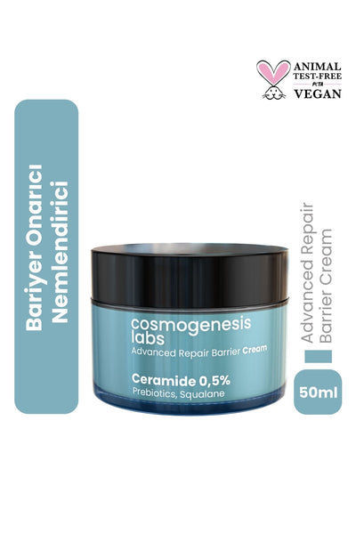 Cosmogenesis Labs Bariyer Güçlendirici Yüz Kremi 50ml - Su Bazlı Nemlendirici Yatıştırıcı Vegan