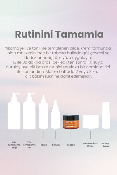 Cosmogenesis Labs Cilt Yenileyici ve Güçlendirici 4'lü Maske Seti