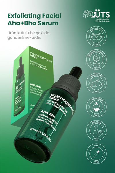 Cosmogenesis Labs Exfoliating Facial AHA + BHA Serum 30 ml