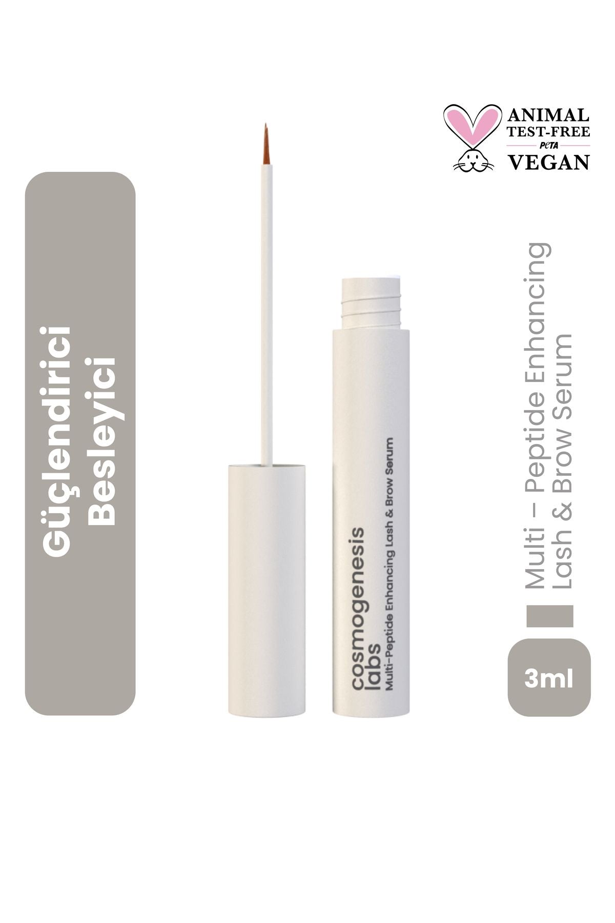 COSMOGENESIS LABS Multi-Peptide Enhancing Lash & Brow Serum | Flavus