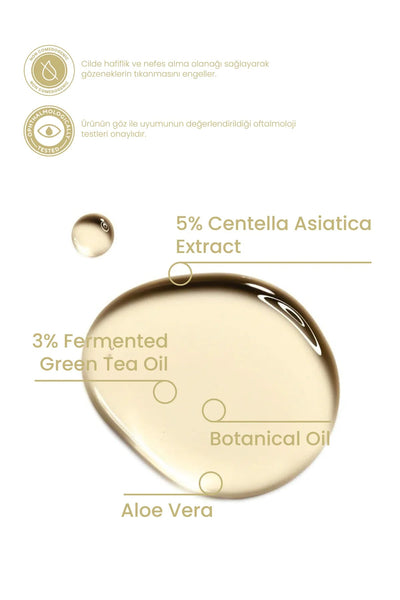 Cosmogenesis Labs Nemlendirici Cilt Ve Makyaj Temizleme Yağı 400ml Vegan Yatıştırıcı Sebum Dengeleyici (%5 CENTELLA)