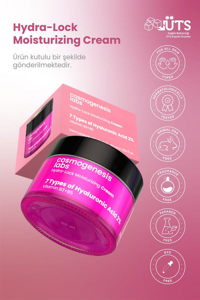 Cosmogenesis Labs Yoğun Nemlendirici Yüz Kremi 50ml – Su Bazlı Aydınlatıcı Ton Eşitleyici Vegan
