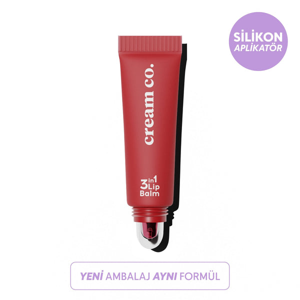 Cream Co. 3 in 1 Lip Balm Strawberry Sorbet