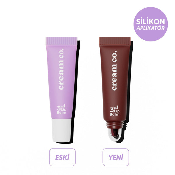 Cream Co. 3 in 1 Lip Balm - Black Cherry