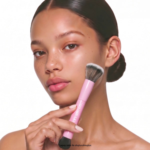 Cream Co. Dual-Ended Makeup Brush