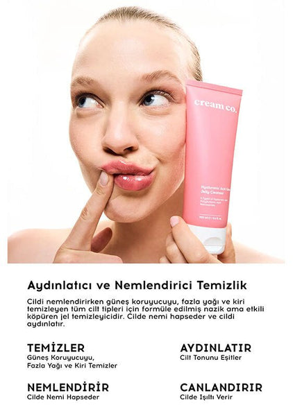 Cream Co. Hyaluronic Acid Glow Jelly Cleanser 100 ml
