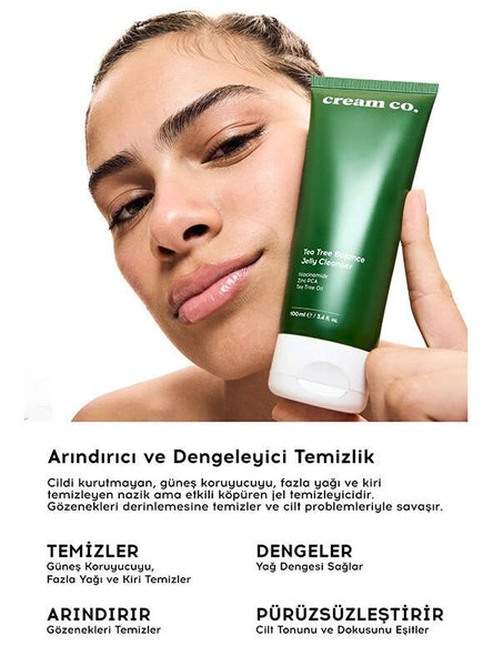 Cream Co. Tea Tree Balance Jelly Cleanser 100 ml