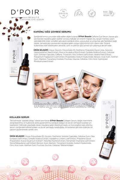 D'Poir Beaute Collagen Serum - Kolajen Serum - 30 ml