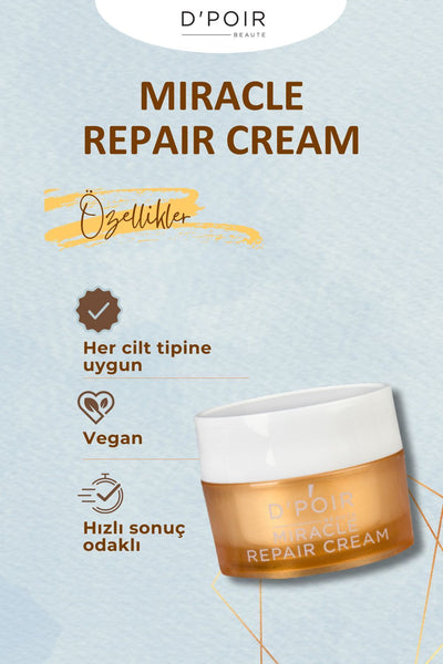 D'Poir Beaute Miracle Repair Cream - Mucize Onarıcı Krem - 50 ml