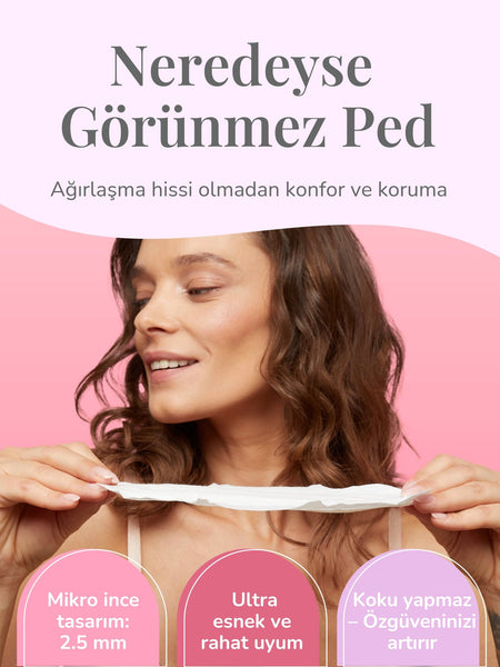 ENROUSH Organik Pamuklu Kanatlı Ped | Normal Ped 100% Organik Pamuklu- 12 Adet Normal
