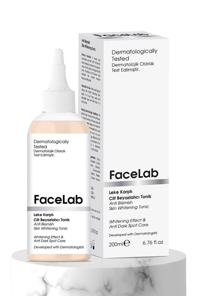 FaceLab Unisex Leke Karşıtı Cilt Beyazlatıcı Tonik 200 ml