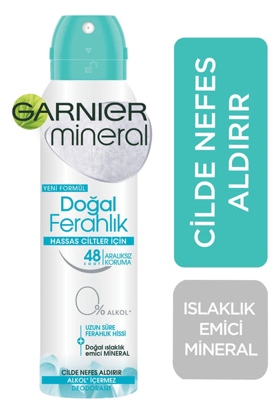 Garnier Mineral Doğal Ferahlık Sprey Deodorant