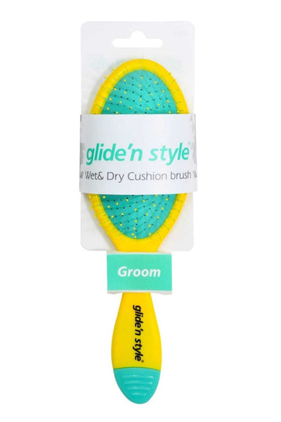 Glide'n Style Islak- Kuru Açma Tarama Fırçası Sarı