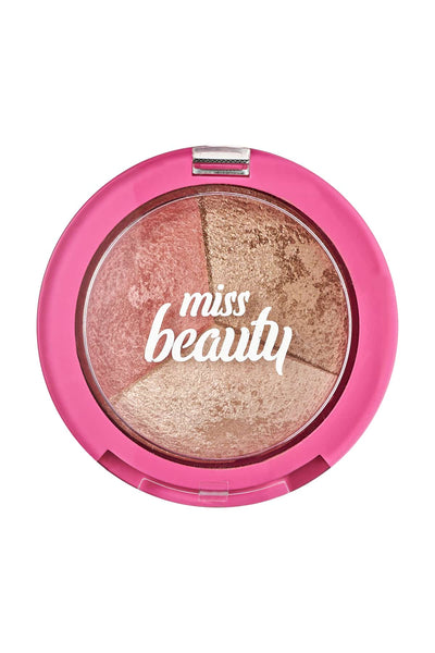 Golden Rose Miss Beauty Glow Baked Trio No: Miss Beauty Glow Baked Trio