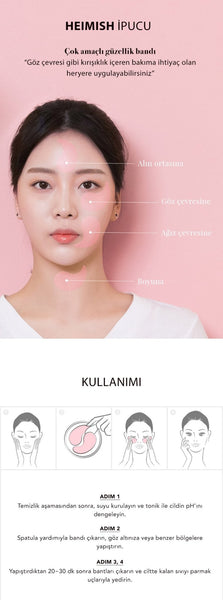 Heimish Bulgarian Rose Hidrojel Göz Altı Maskesi 60'Lı