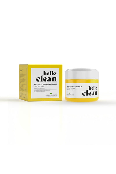 Herbaderm Hello Clean Yağ Bazlı Temizleyici Balm Aydınlatıcı Canlandırıcı + Saf Vitamin C