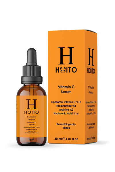 Hoito C Vitamini Serumu 30ml Liposomal Vitamin C %10 Niacinamide %8 Arginine %2 Ha %1,5