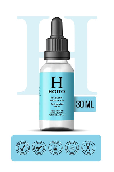 Hoito Leke Karşıtı Bakım Serumu 30ml - Niacinamide %8 Alpha-arbutin %2 Hyaluronik Acid %1,5