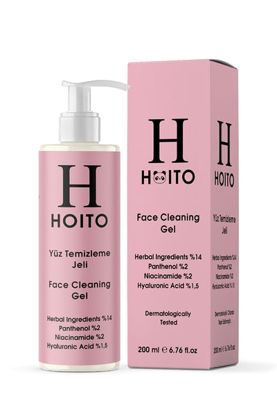 Hoito Yüz Temizleme Jeli 200ml %14 Panthenol %2 Niacinamide %2 Hyaluronic Acid %1,5