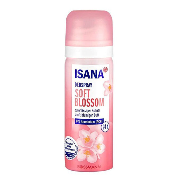 Isana Deodorant Sprey Soft Blossom 24H Seyahat Boy 50ml