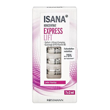 Isana Express Lift Konsantre Ampül Kırışıklık Önleyici & Canlandırıcı, 7x2ml 14 ml