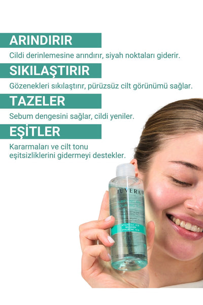 JUVERA Cosmeceuticals Glikolik Asit Içerikli Gözenek Sıkılaştırıcı Arındırıcı Ve Kararma Karşıtı Tonik 100ml