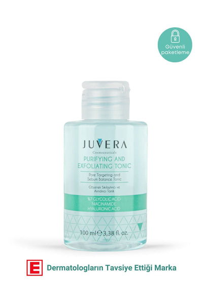 JUVERA Cosmeceuticals Glikolik Asit Içerikli Gözenek Sıkılaştırıcı Arındırıcı Ve Kararma Karşıtı Tonik 100ml