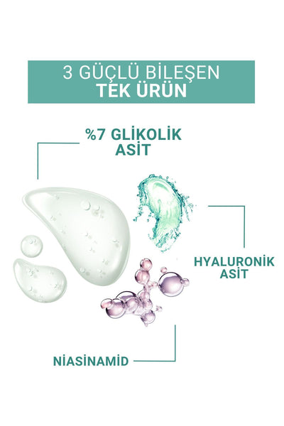 JUVERA Cosmeceuticals Glikolik Asit Içerikli Gözenek Sıkılaştırıcı Arındırıcı Ve Kararma Karşıtı Tonik 200ml