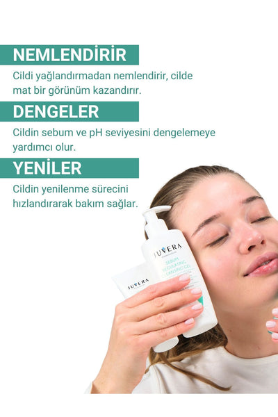 JUVERA Cosmeceuticals Karma Ve Yağlı Ciltler Için Sebum Dengeleyici Ve Yağlandırmadan Nemlendiren Krem 50ml