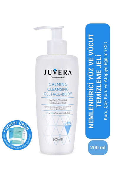 JUVERA Cosmeceuticals Nemlendirici Yüz Ve Vücut Temizleme Jeli - Calming Cleansing Gel Face-body 200 Ml